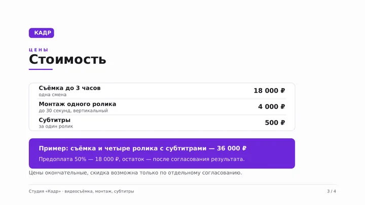 Результат демонстрации: сделать презентацию из текста с ИИ-агентом